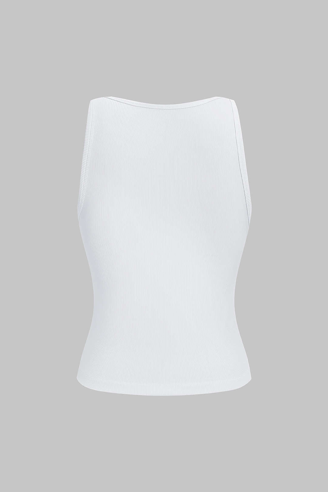 Rhinestone Square Neck Tank Top