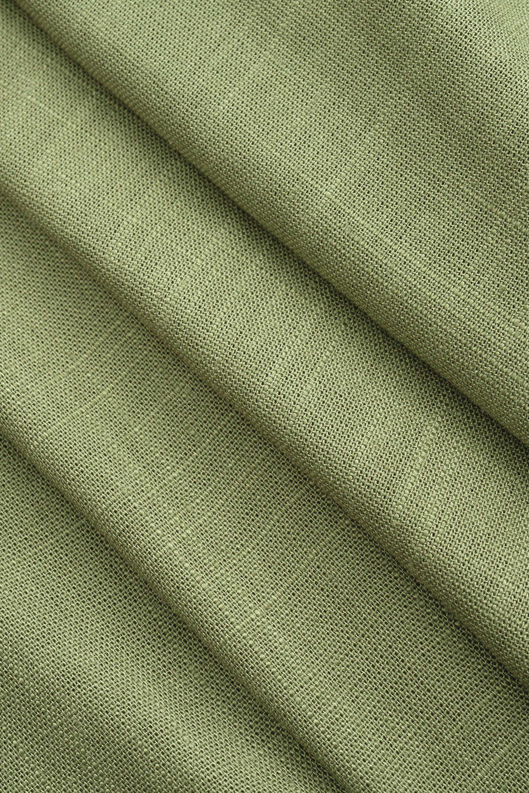 Robe longue sans manches asymétrique froncée en patchwork de lin