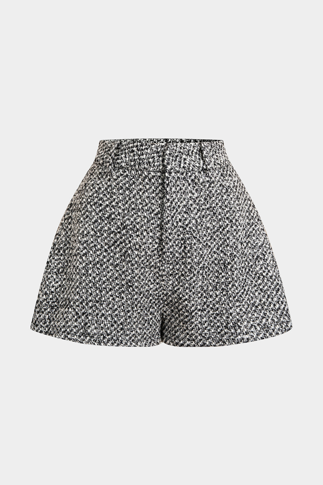 Shorts mit weitem Bein und Reißverschluss