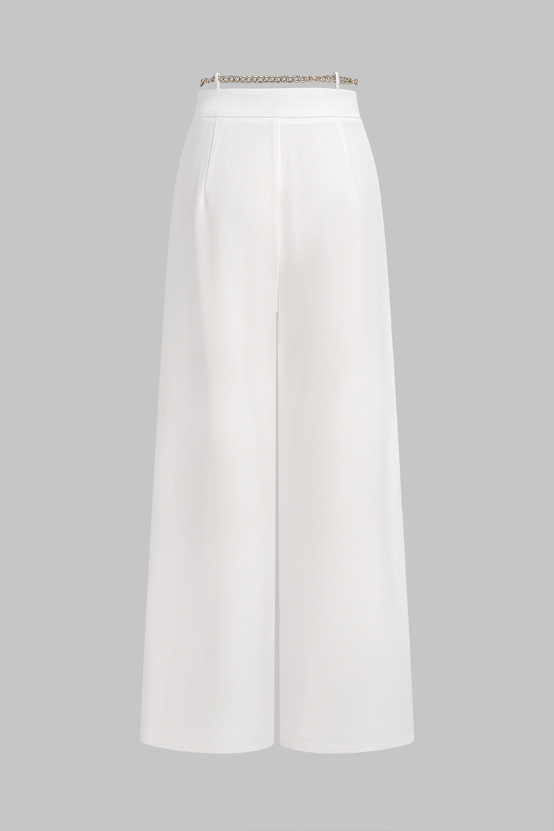Metallic-Ketten-Hose mit weitem Bein