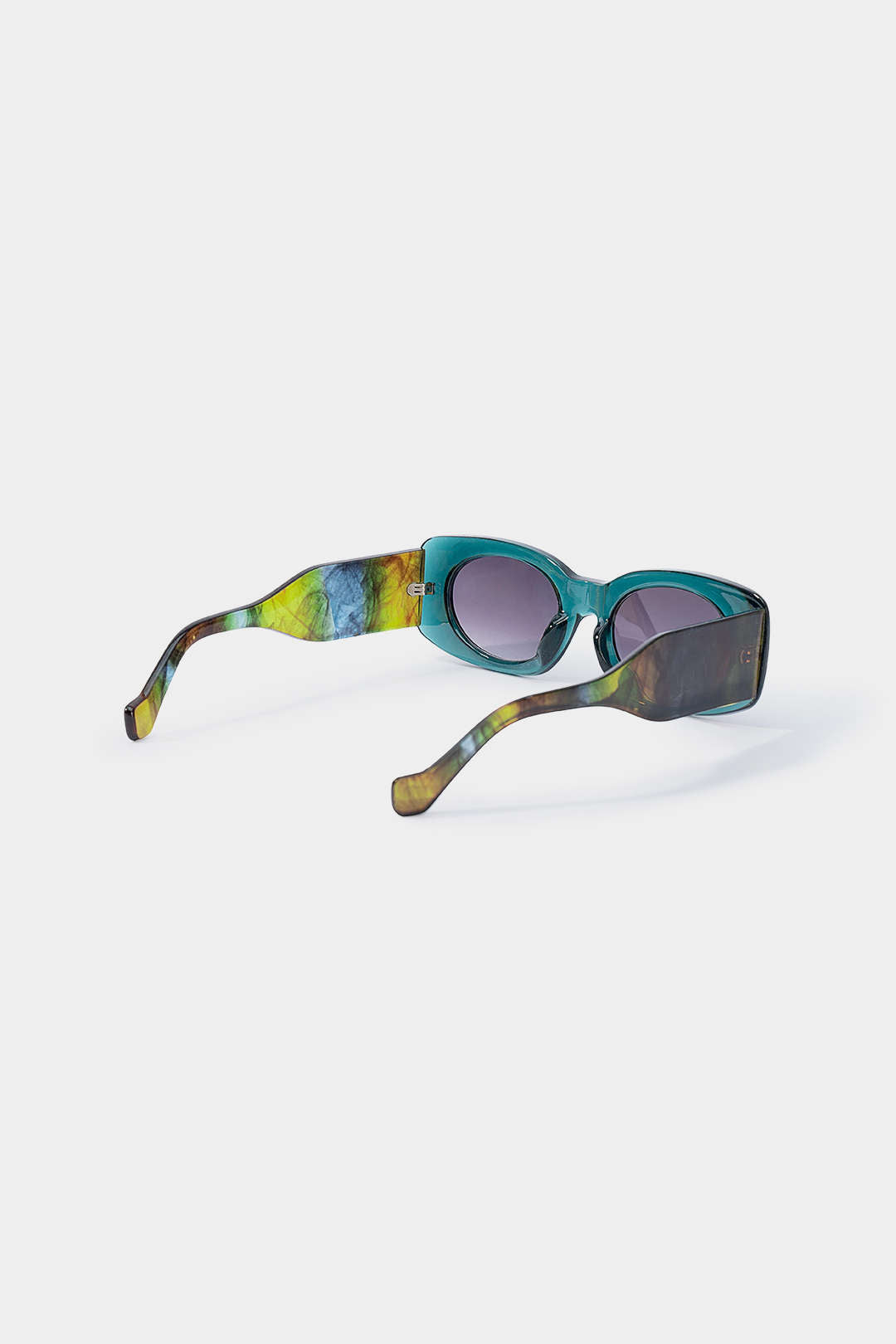 Quadratische Sonnenbrille mit Farbverlauf