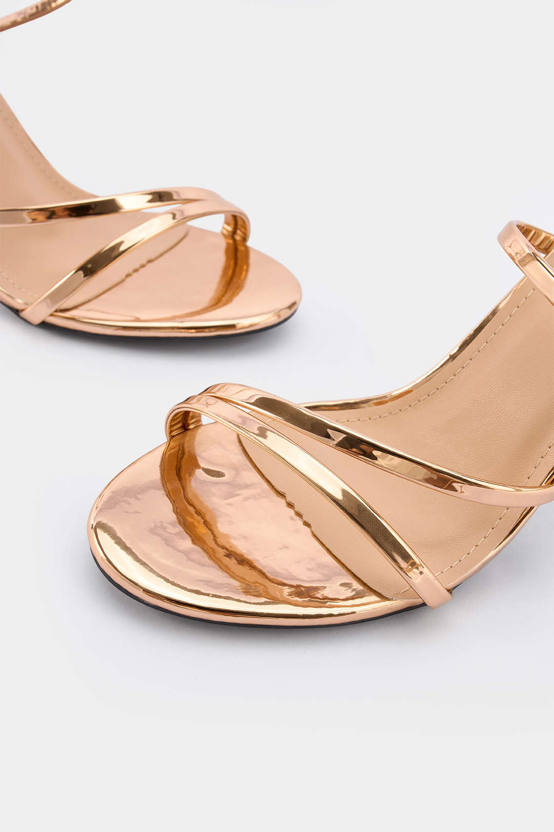 Strappy Pointed Slim Heels