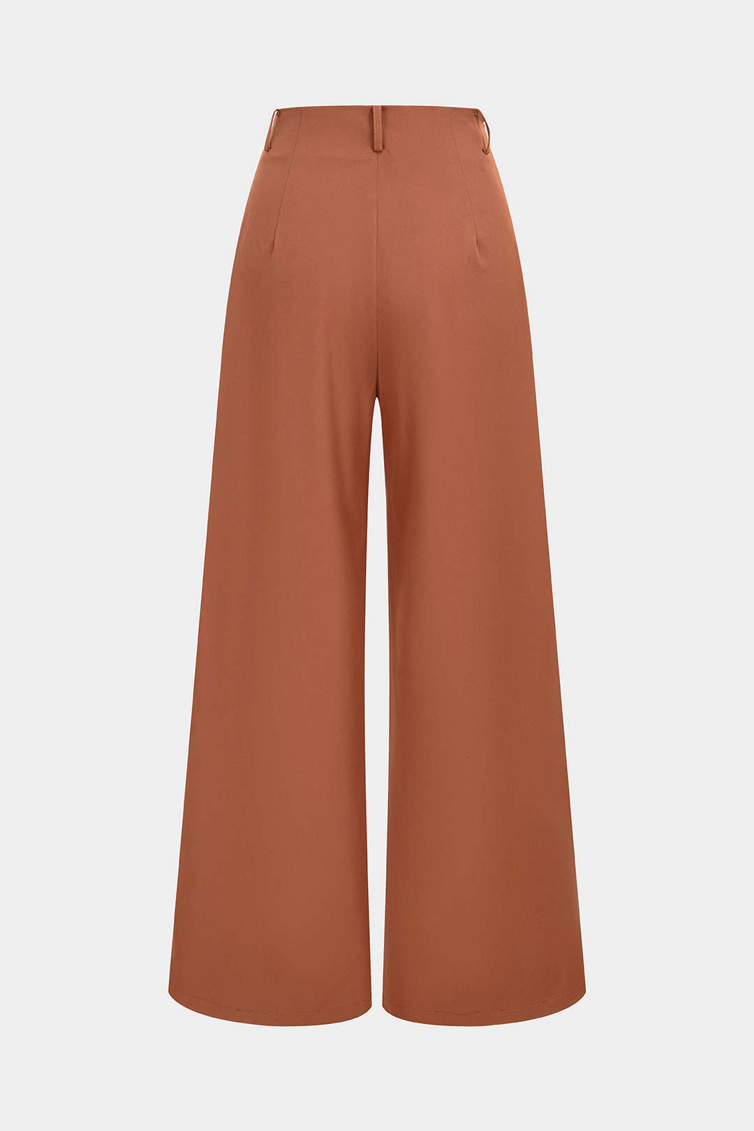 Solid Layered Straight Leg Pants