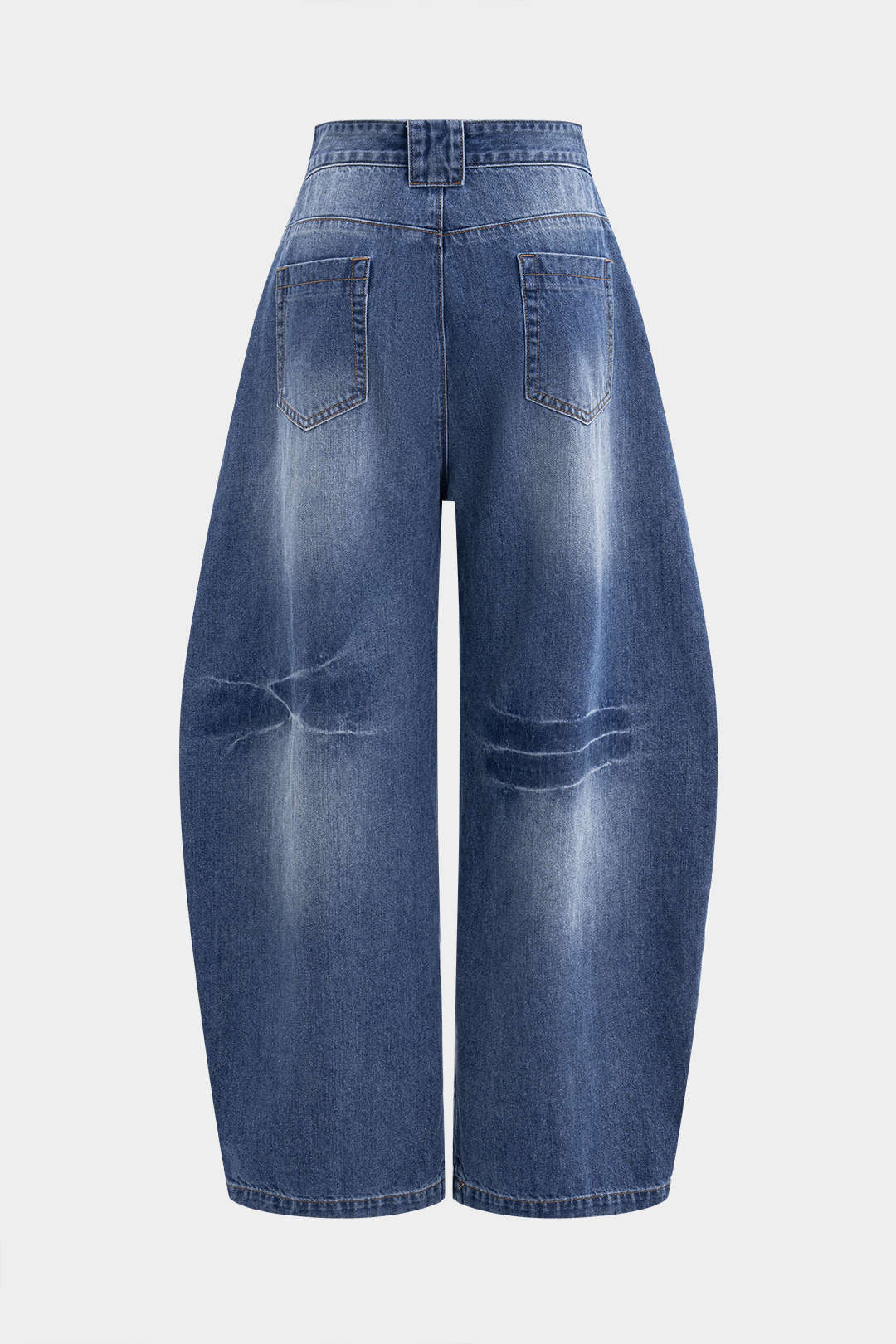 Jean barrel large en denim