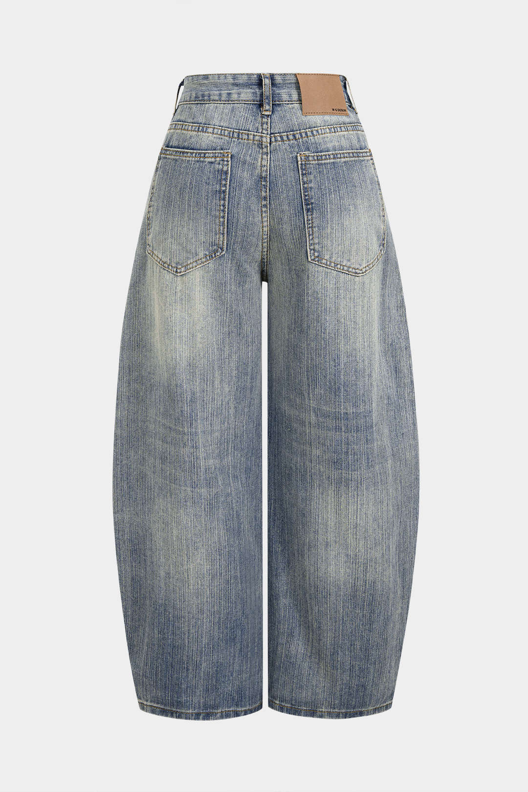 Denim High Waist Wide Leg Jeans