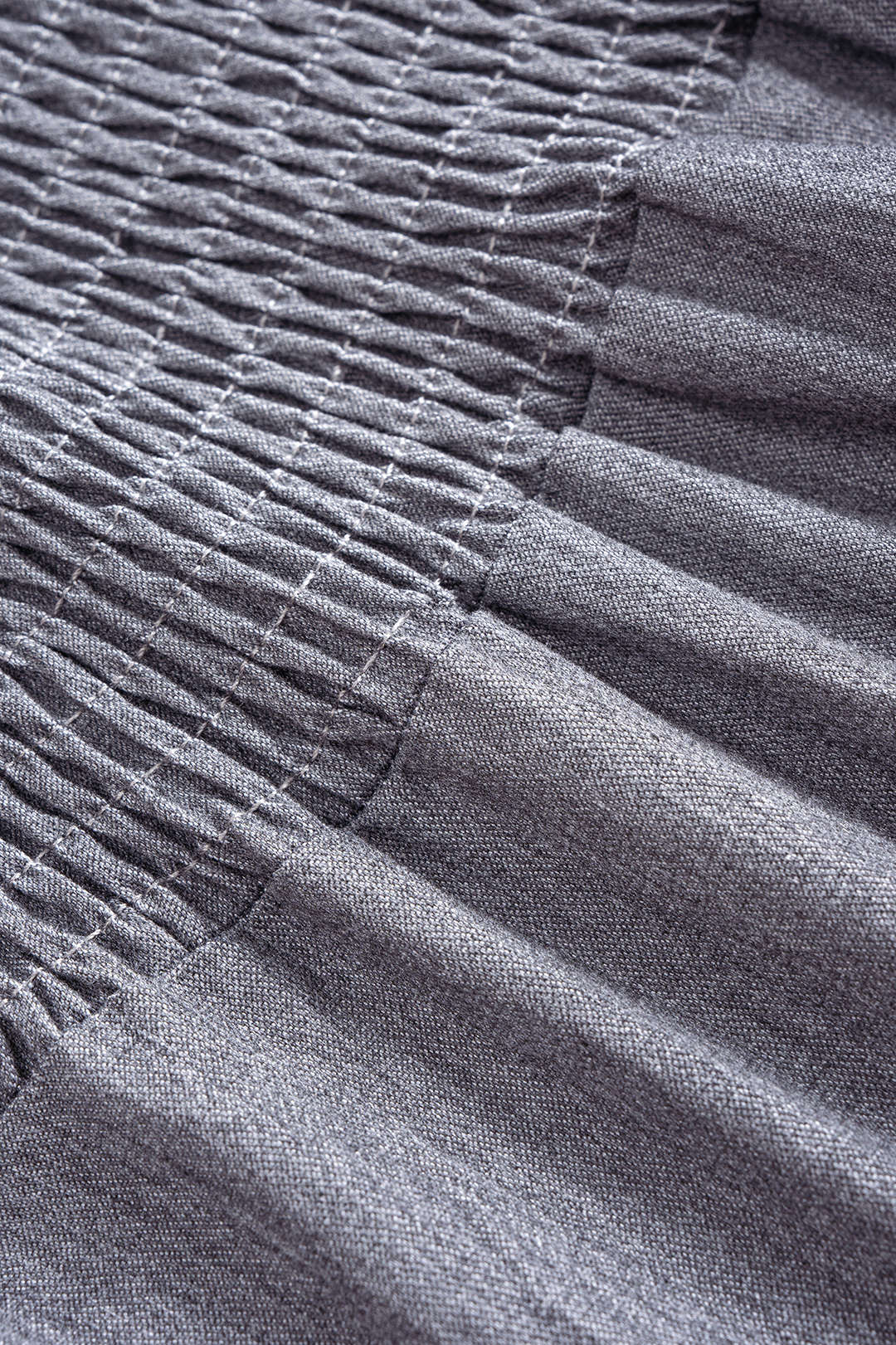 Shirred Strapless Tube Top And Wide Leg Trousers Set