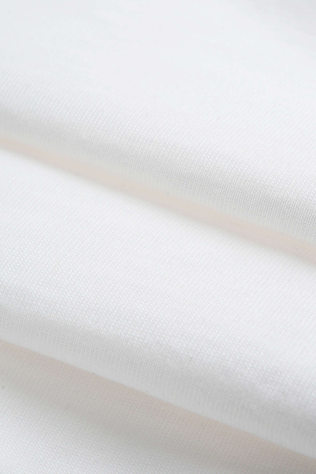 T-shirt solide à col rond, manches volantées froncées
