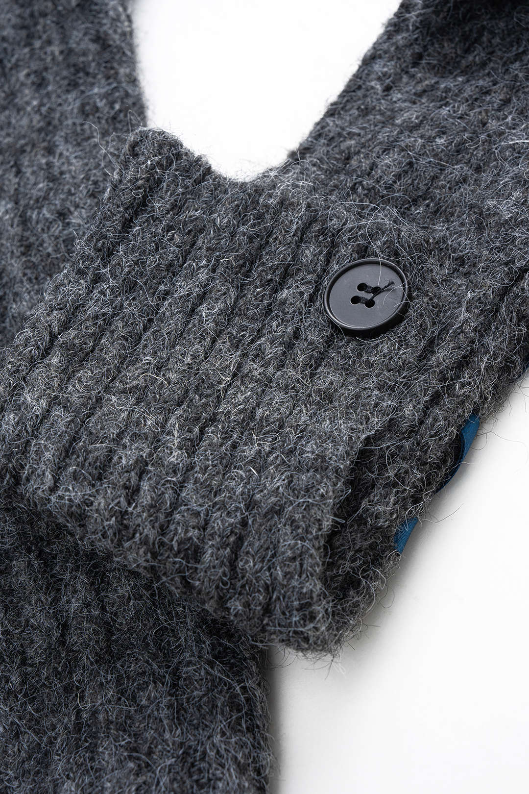 Knit Drawstring Ribbed Cardigan