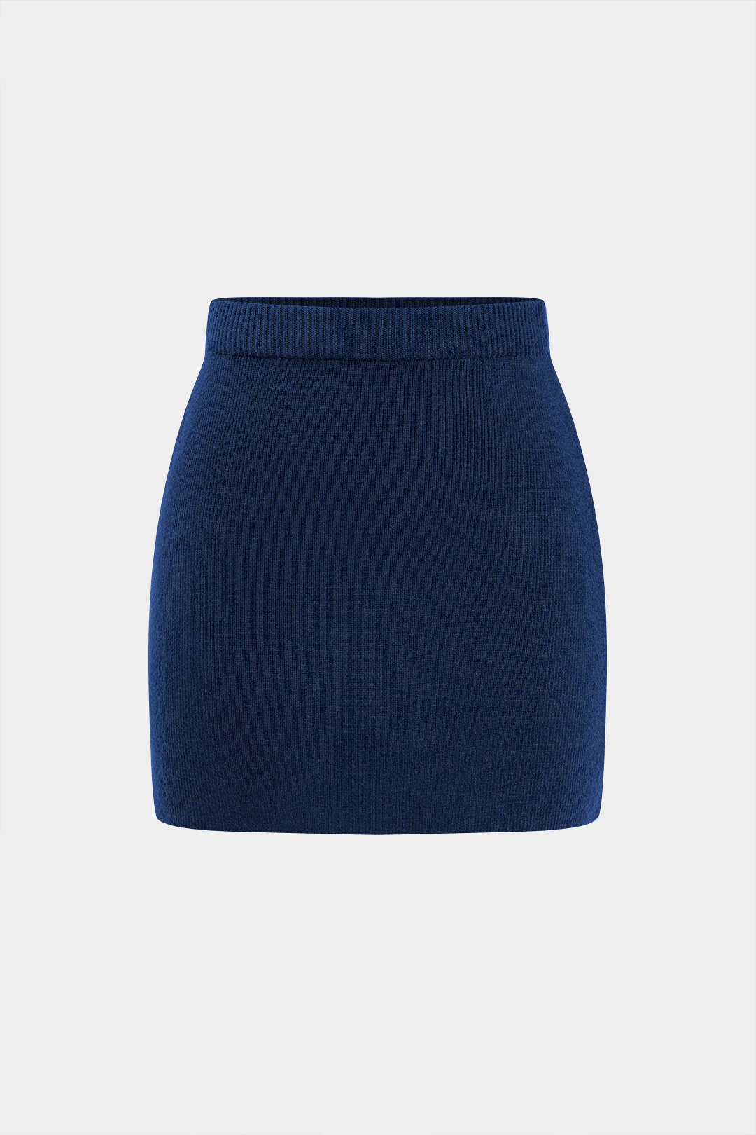 Knit Solid Mini Skirt