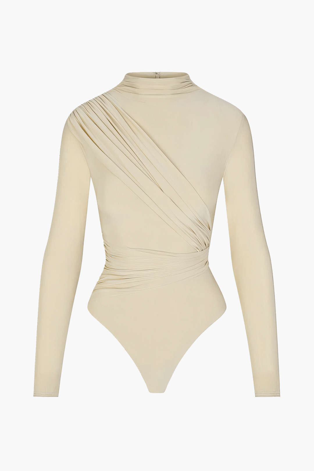 Ruched Long Sleeve Bodysuit