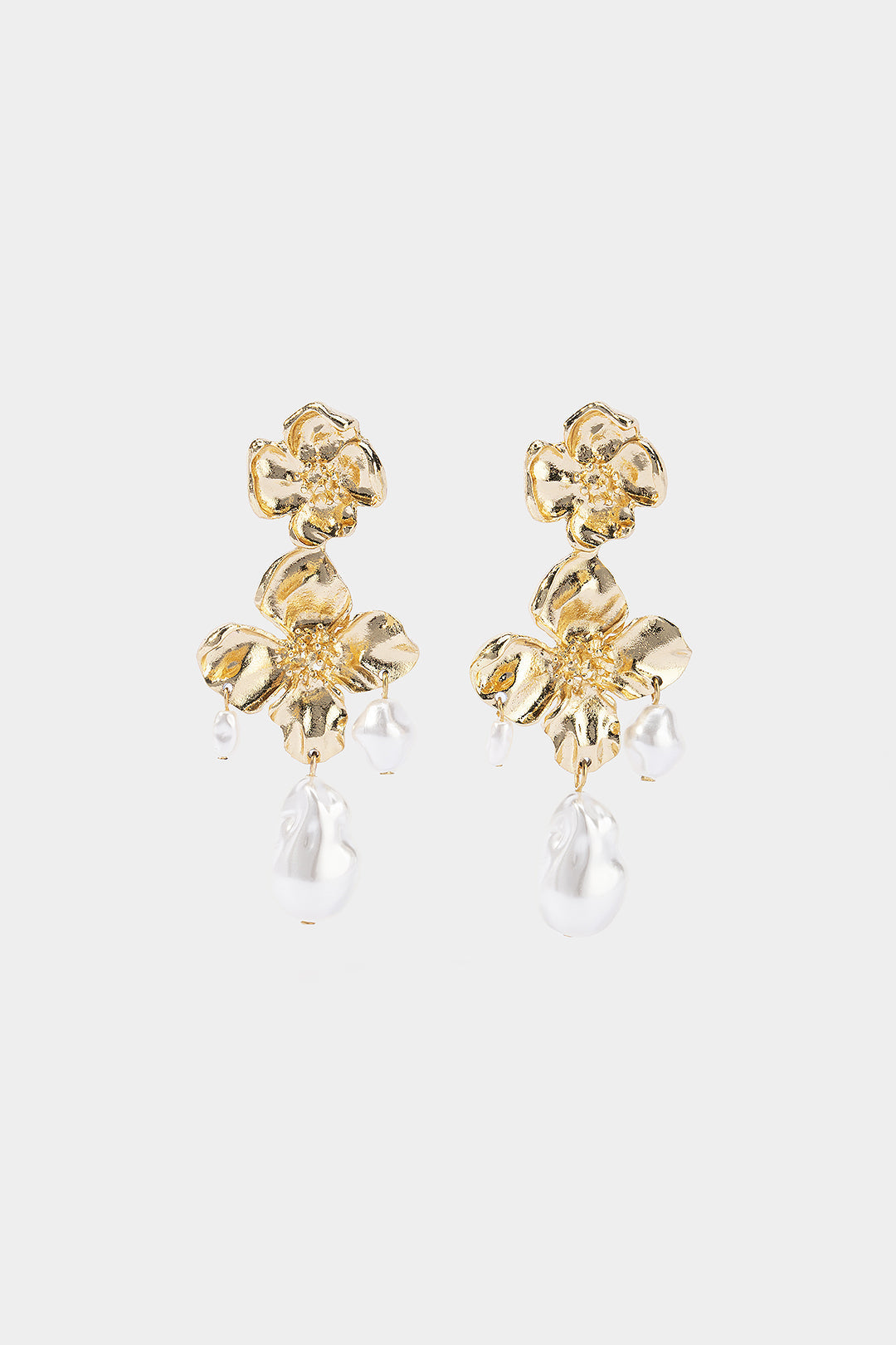 Flower Pearl Earrings
