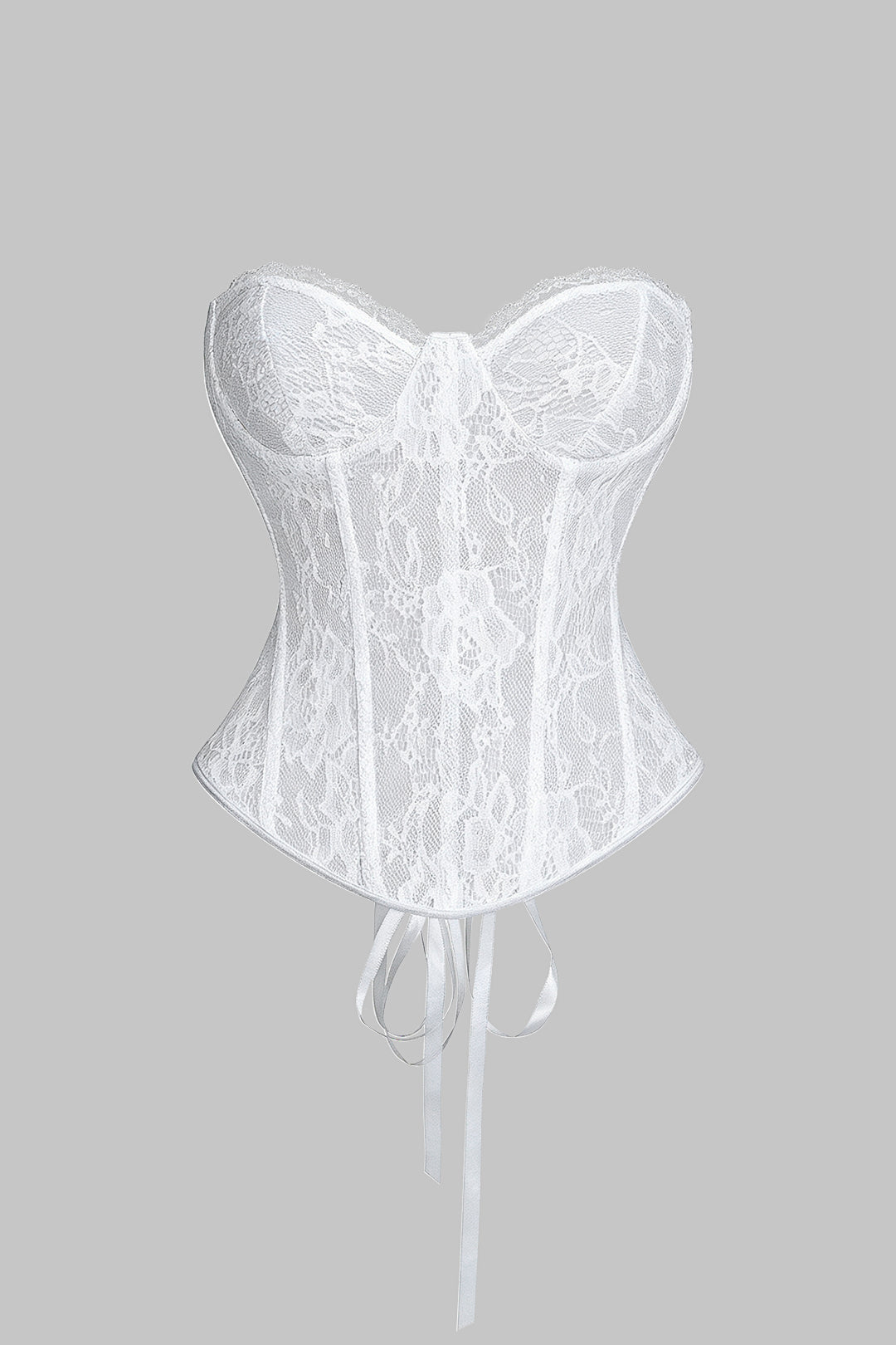 Bustier Rückenfrei zum Schnüren Korsett-Oberteil