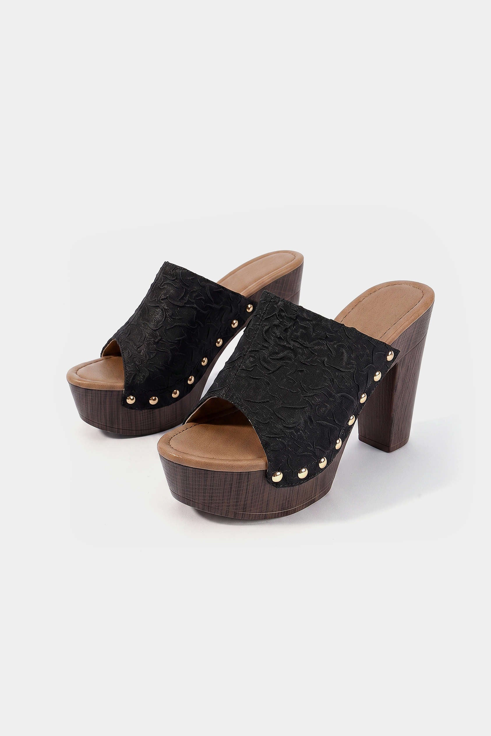Studded Pointed Heels