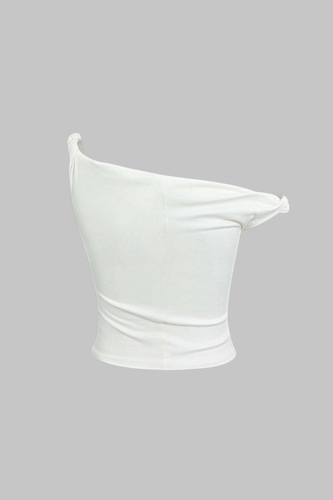 Haut sans manches asymétrique torsadé basique