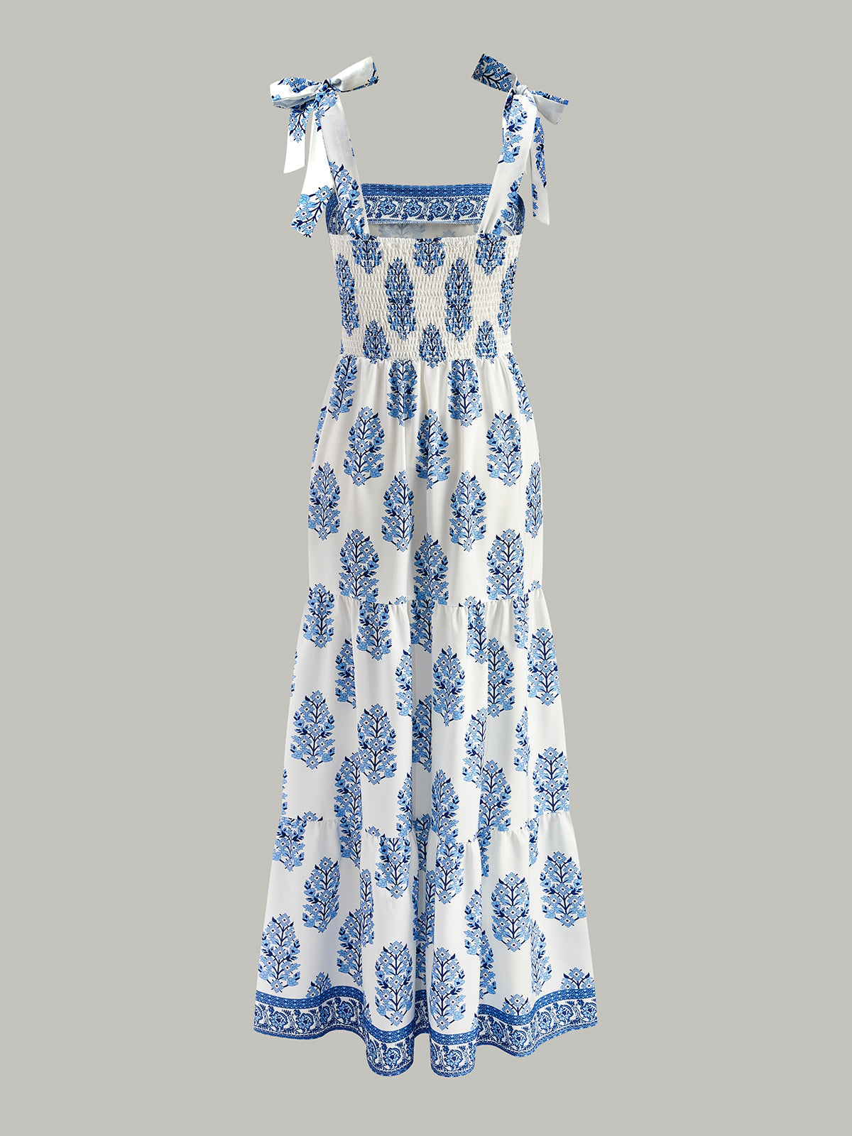 Floral Print Tie-Strap Dress