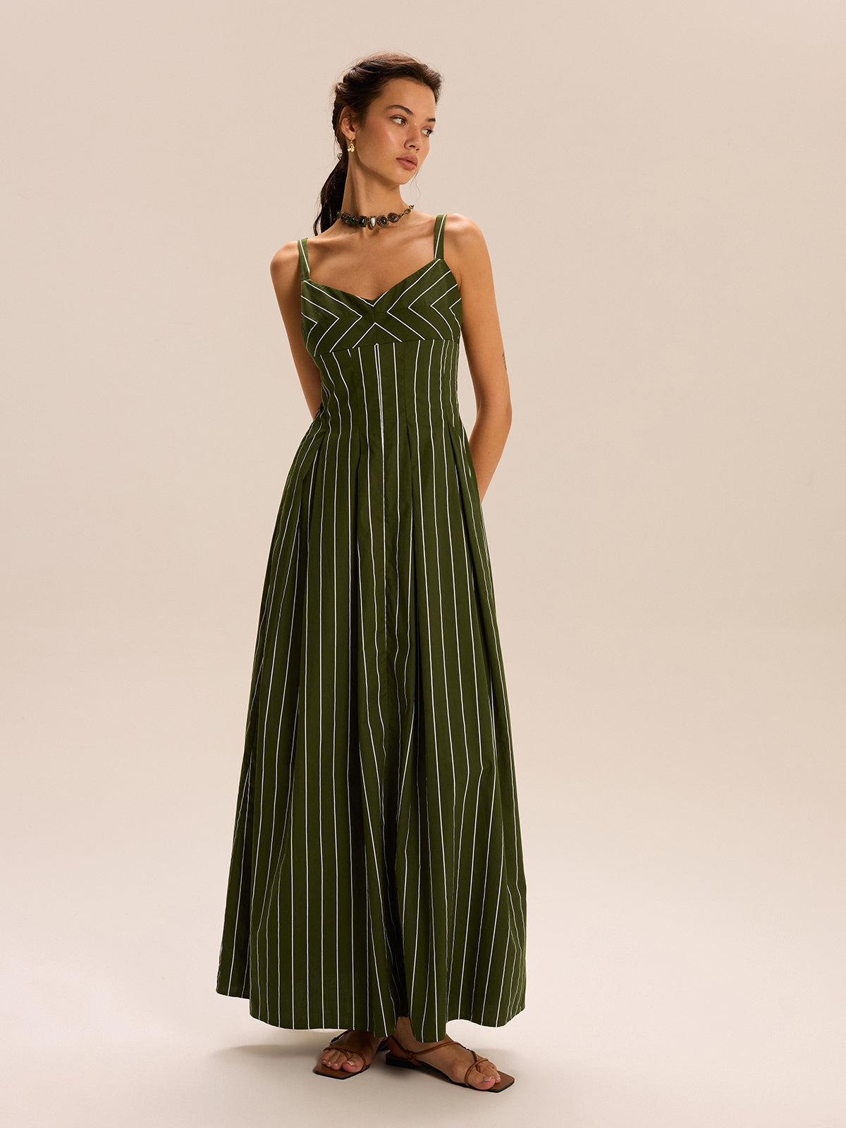 Striped Maxi Dress