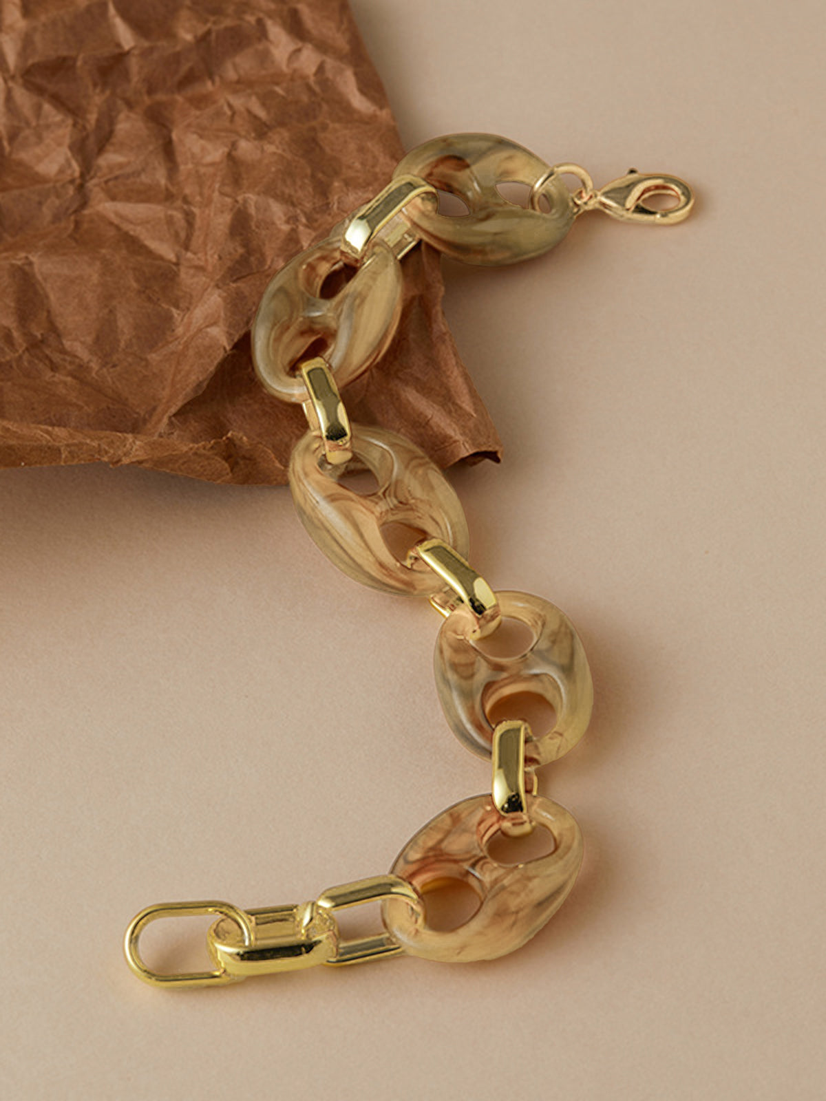 Tortoiseshell Link Bracelet