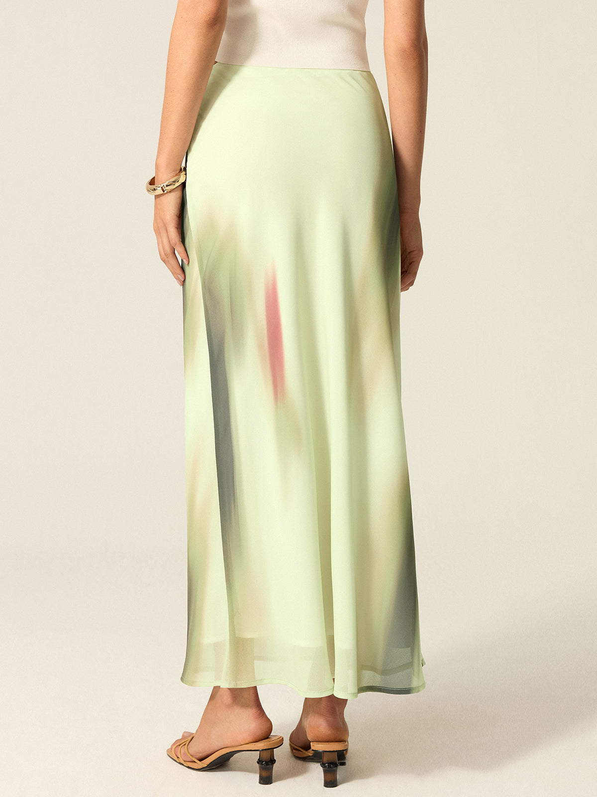 Printed Maxi Skirt