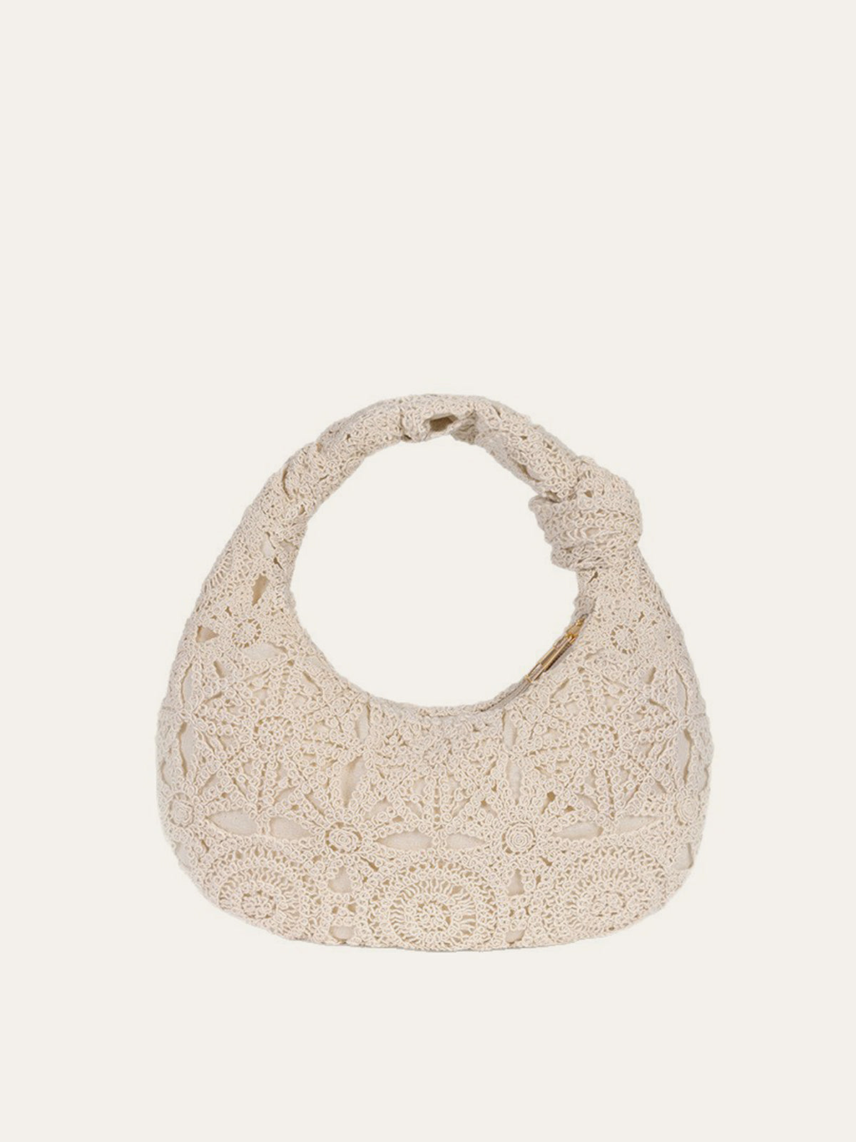 Crochet Knotted Handle Bag