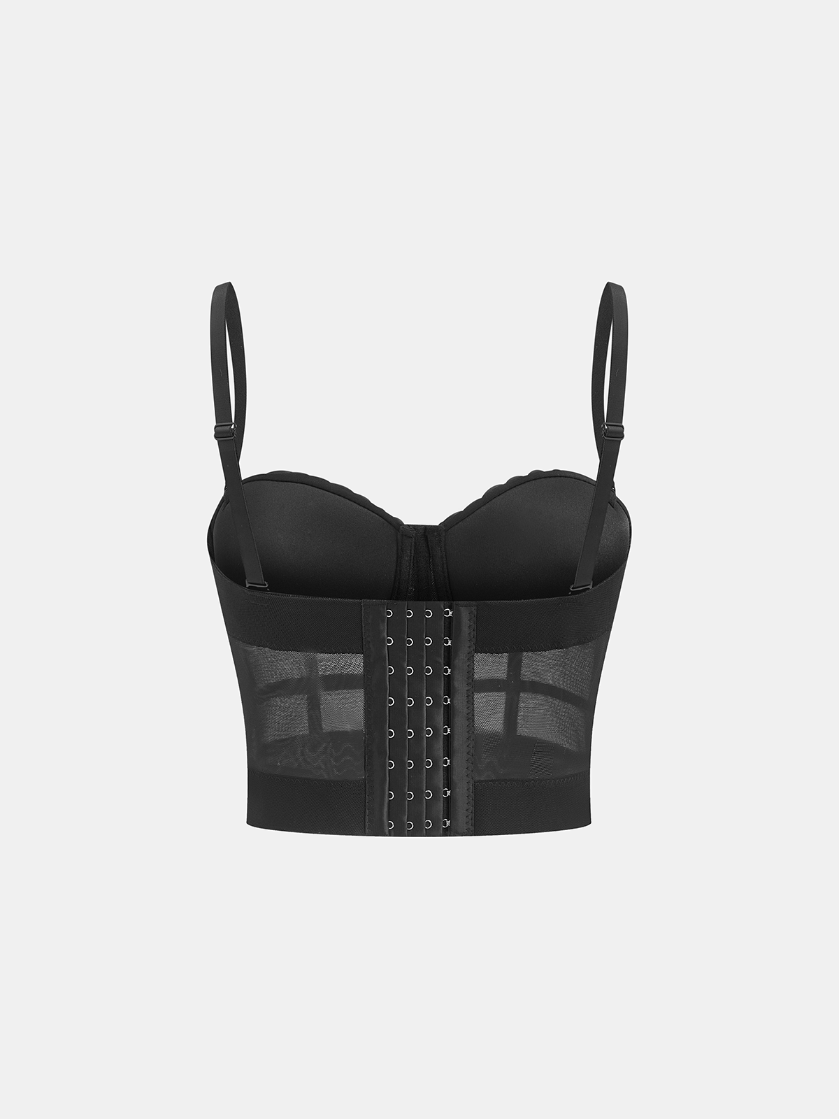 Chain Strap Boned Corset Top