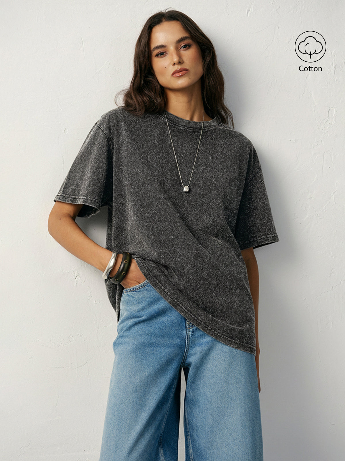 Cotton Washed Short Sleeve T-Shirt