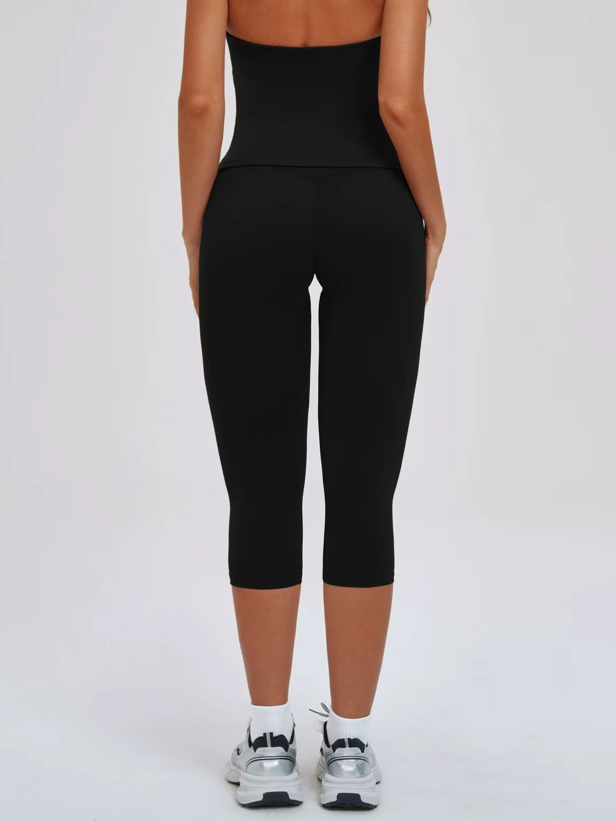 High Waist Capri Leggings Sculpting