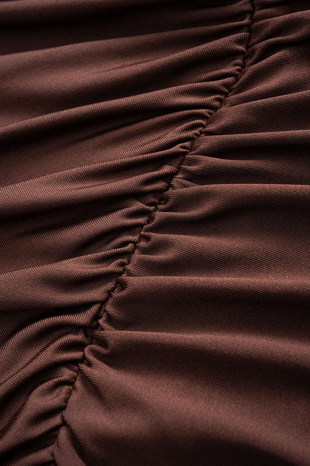 Ruched Long Sleeve Mini Dress