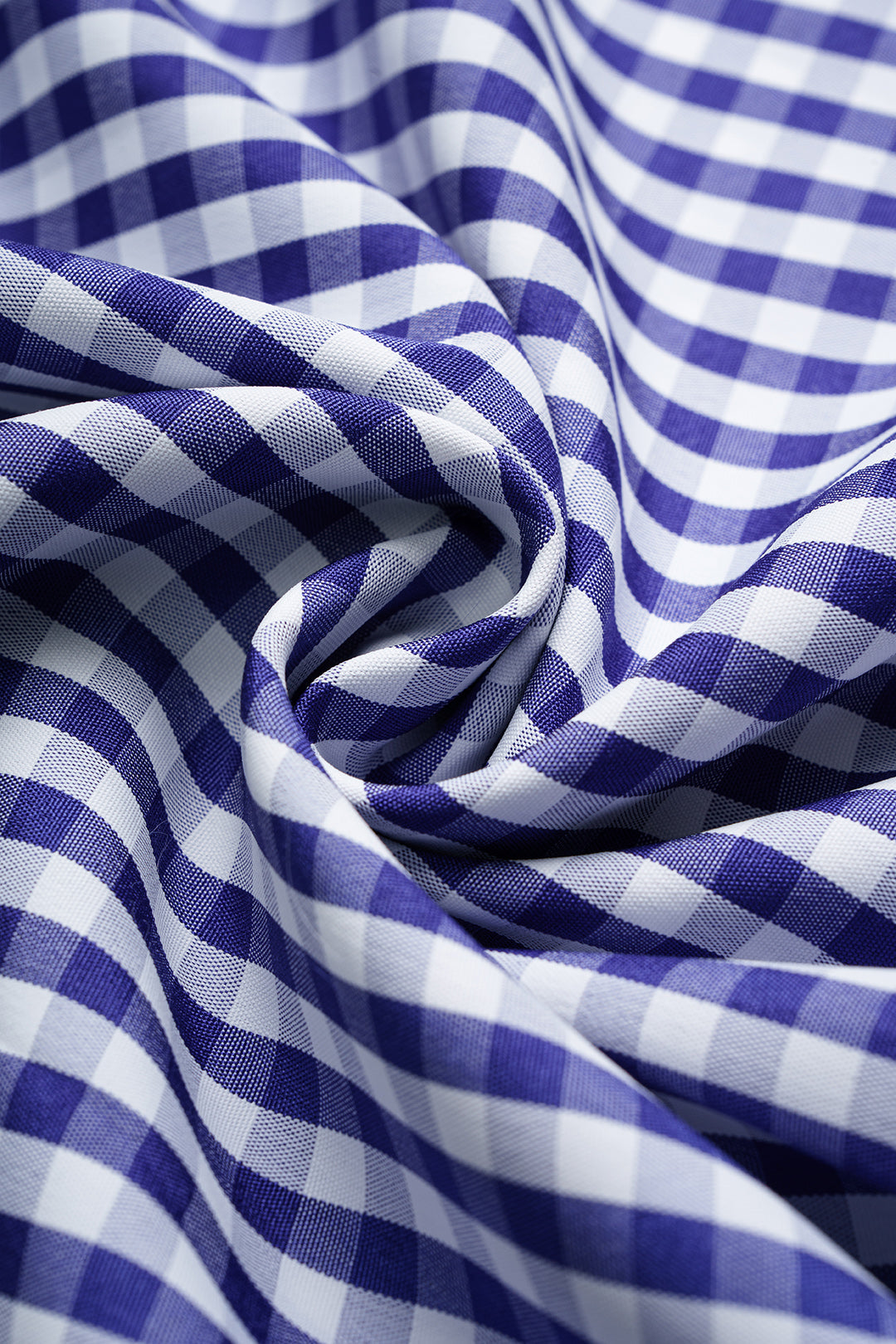 Plaid Print Tie-Up Cami Top And Shirred Waistband Skirt Set