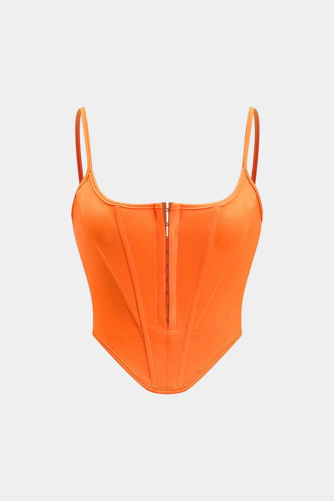 Solid Bustier Corset Tank Top