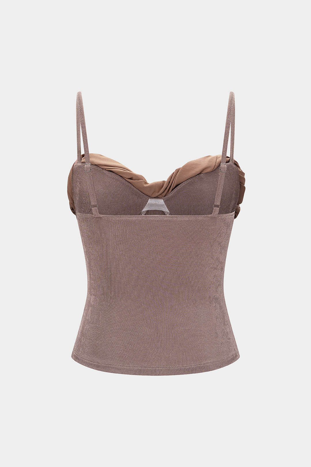 Patchwork-Twist-Knoten-Cami-Top