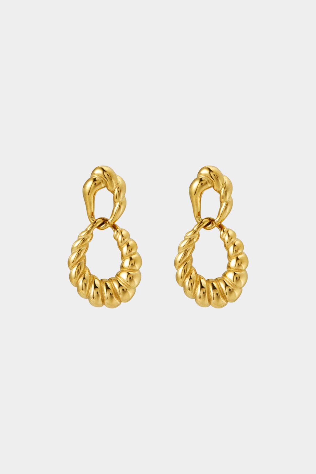 Alloy Twisted Earrings