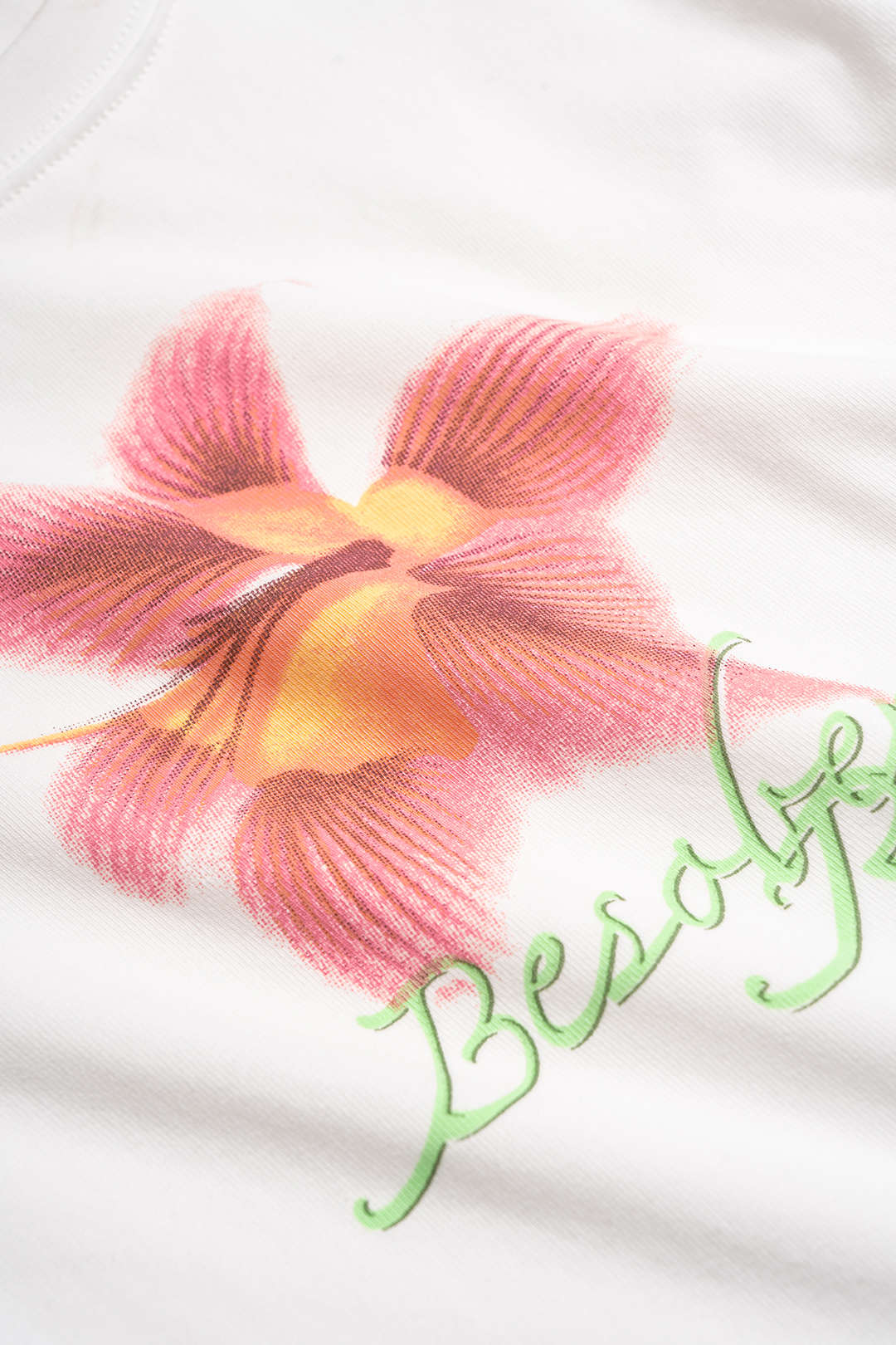 Floral Print Round Neck Short Sleeve T-Shirt