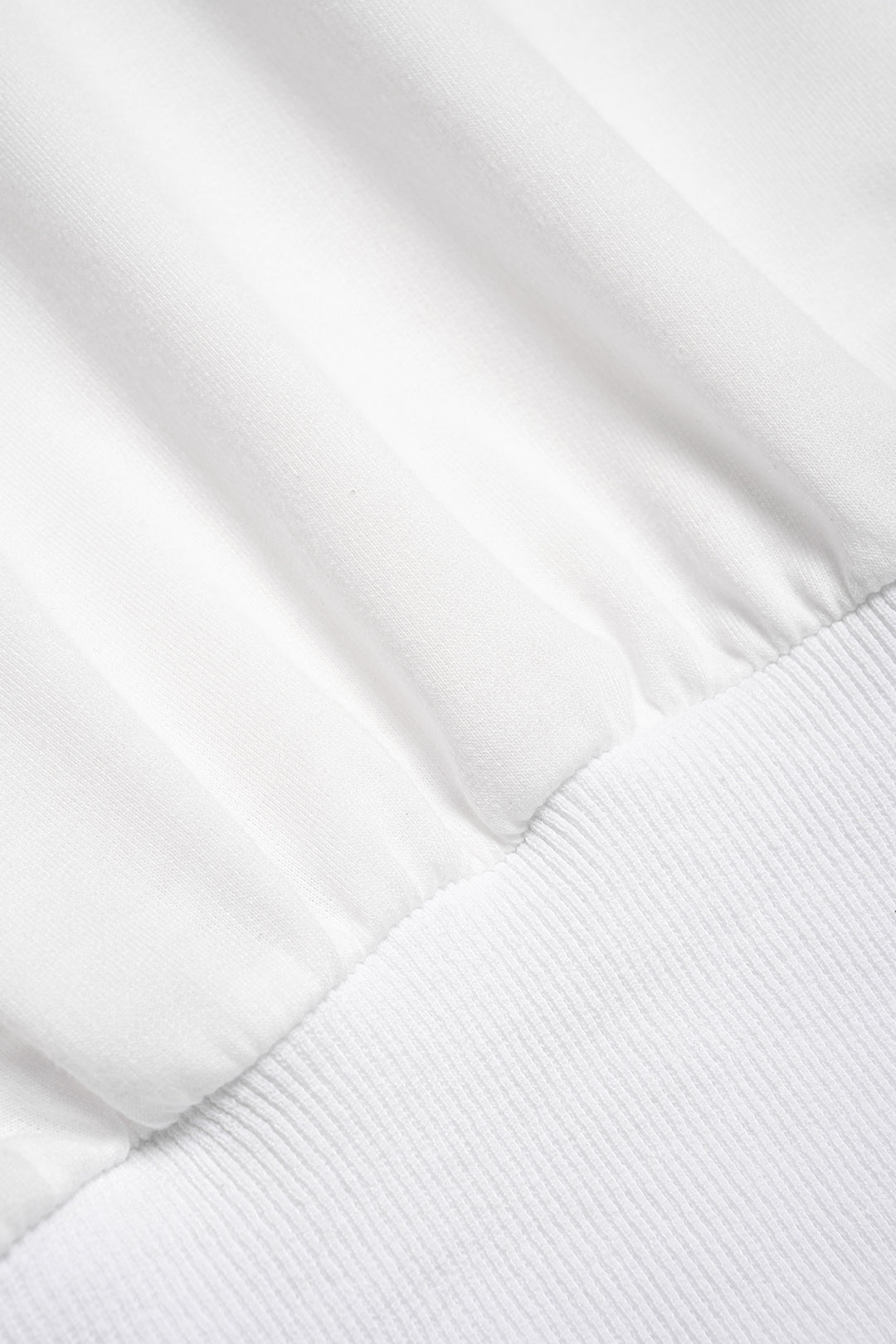 Einfarbiges, schulterfreies Kurzarm-T-Shirt und weit geschnittene Shorts-Set
