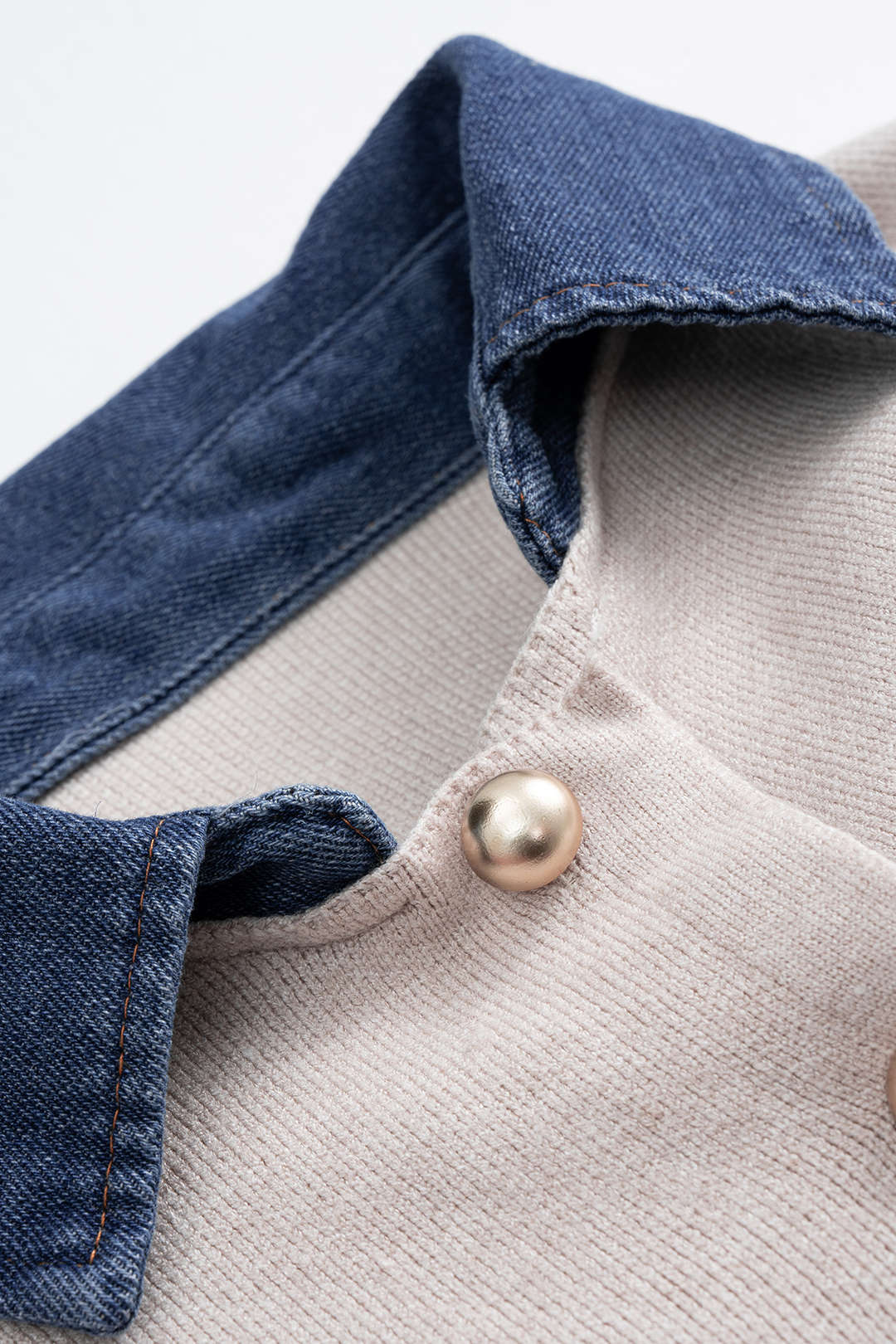 Knit Patchwork Button Cardigan And Ribbed Sleeveless Dress Set