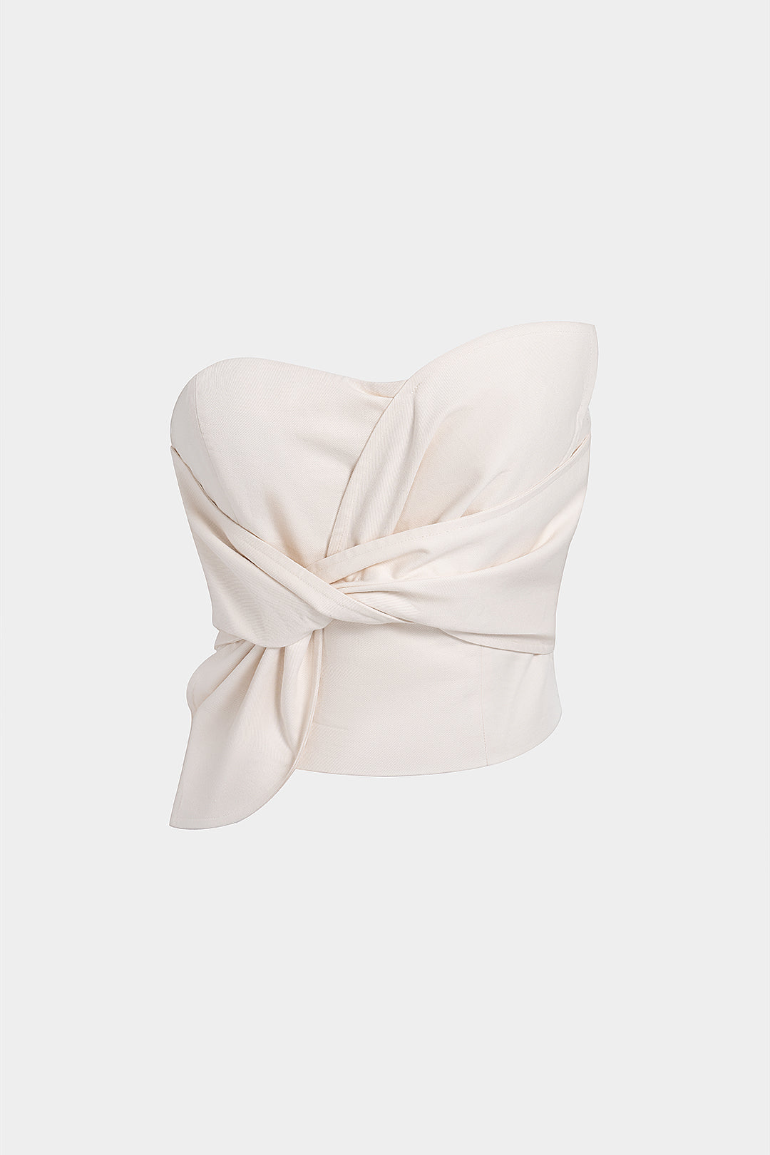Asymmetrisches, geknotetes Tube-Top