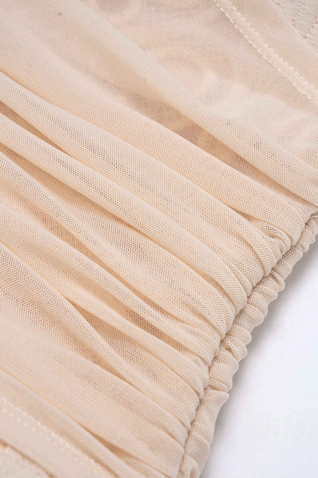 Tube-Top mit Netzeinsatz und Reißverschluss