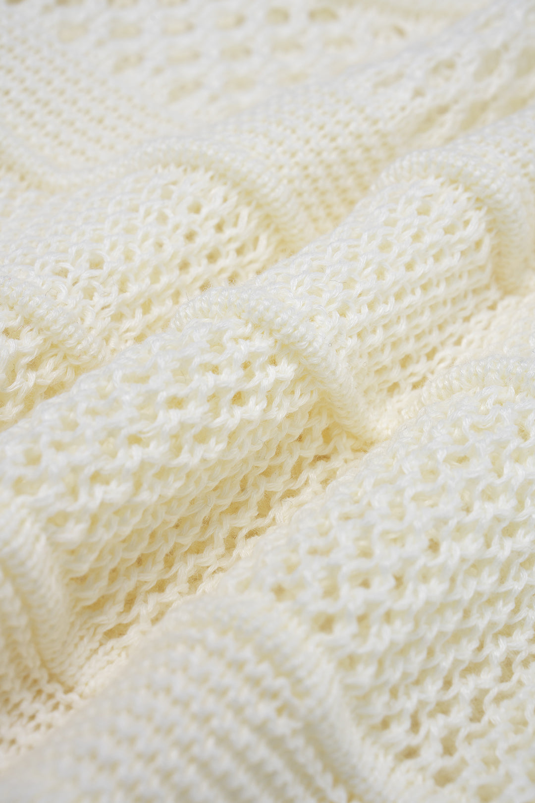 Knit Round Neck Hollow Out Asymmetrical Sleeveless Dress