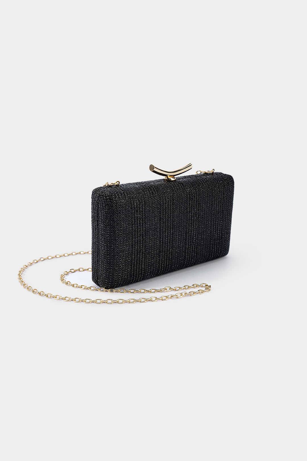 Metalic Woven Clutch Bag