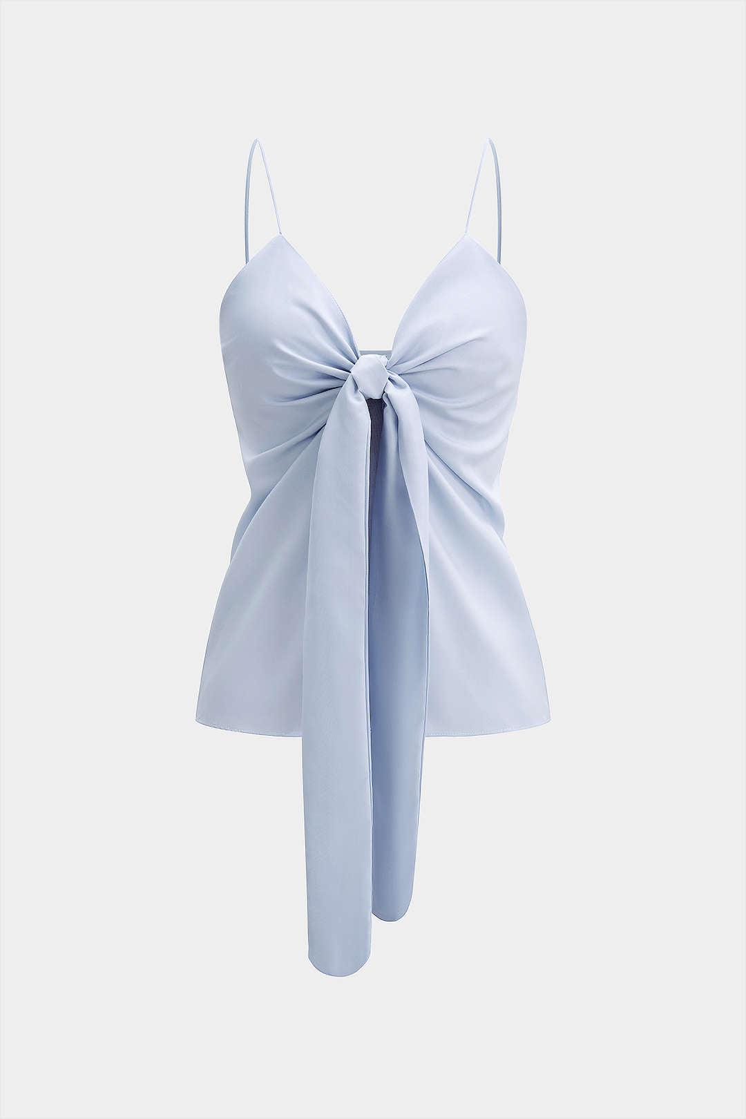 Neckholder-Cami-Top mit V-Ausschnitt und Rückenschnürung