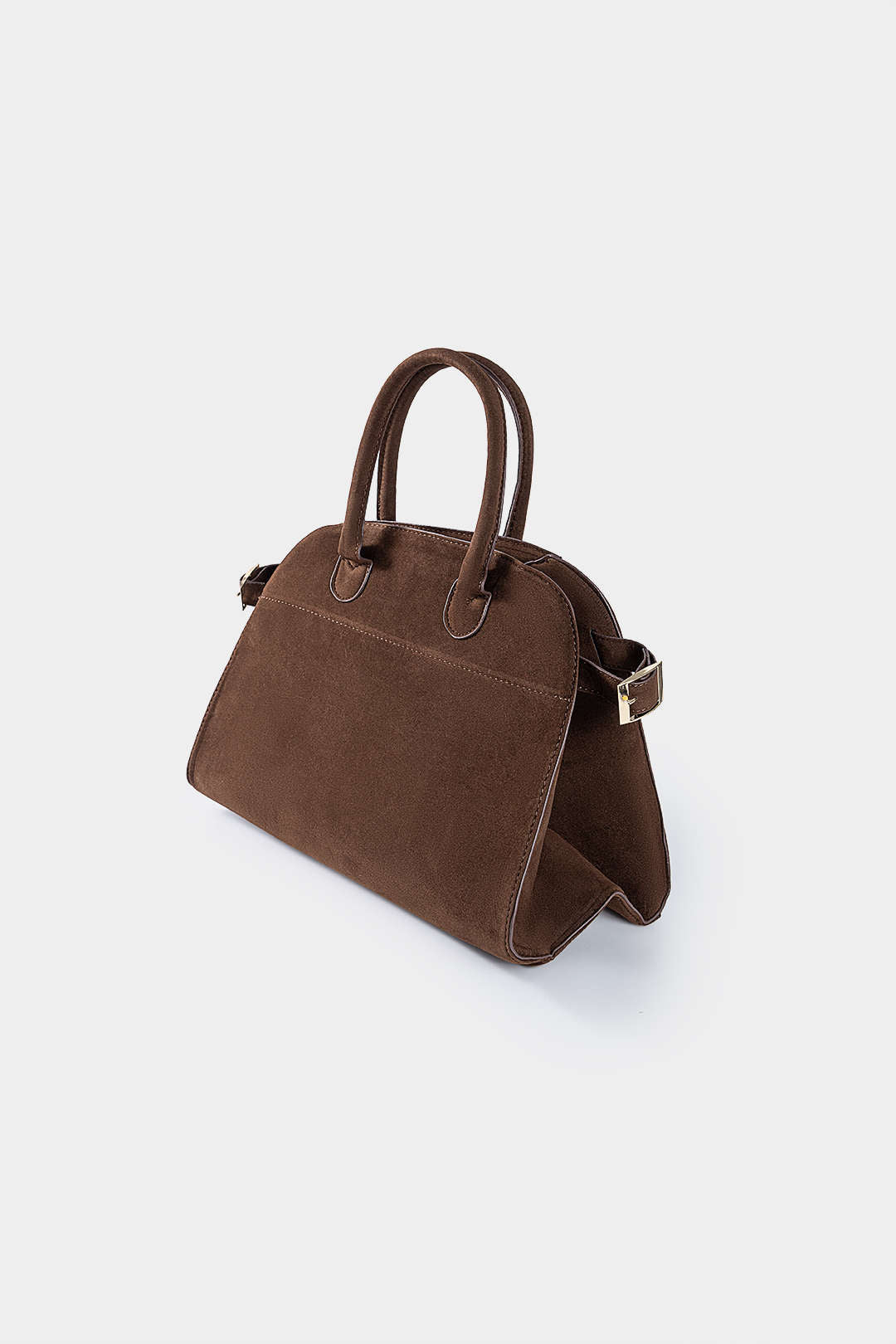 Faux Suede Tote Bag