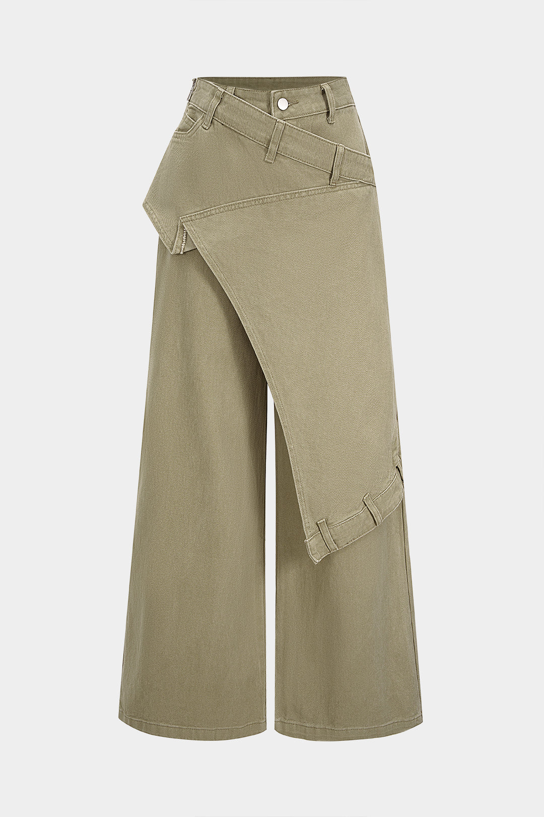 Jean asymétrique en denim