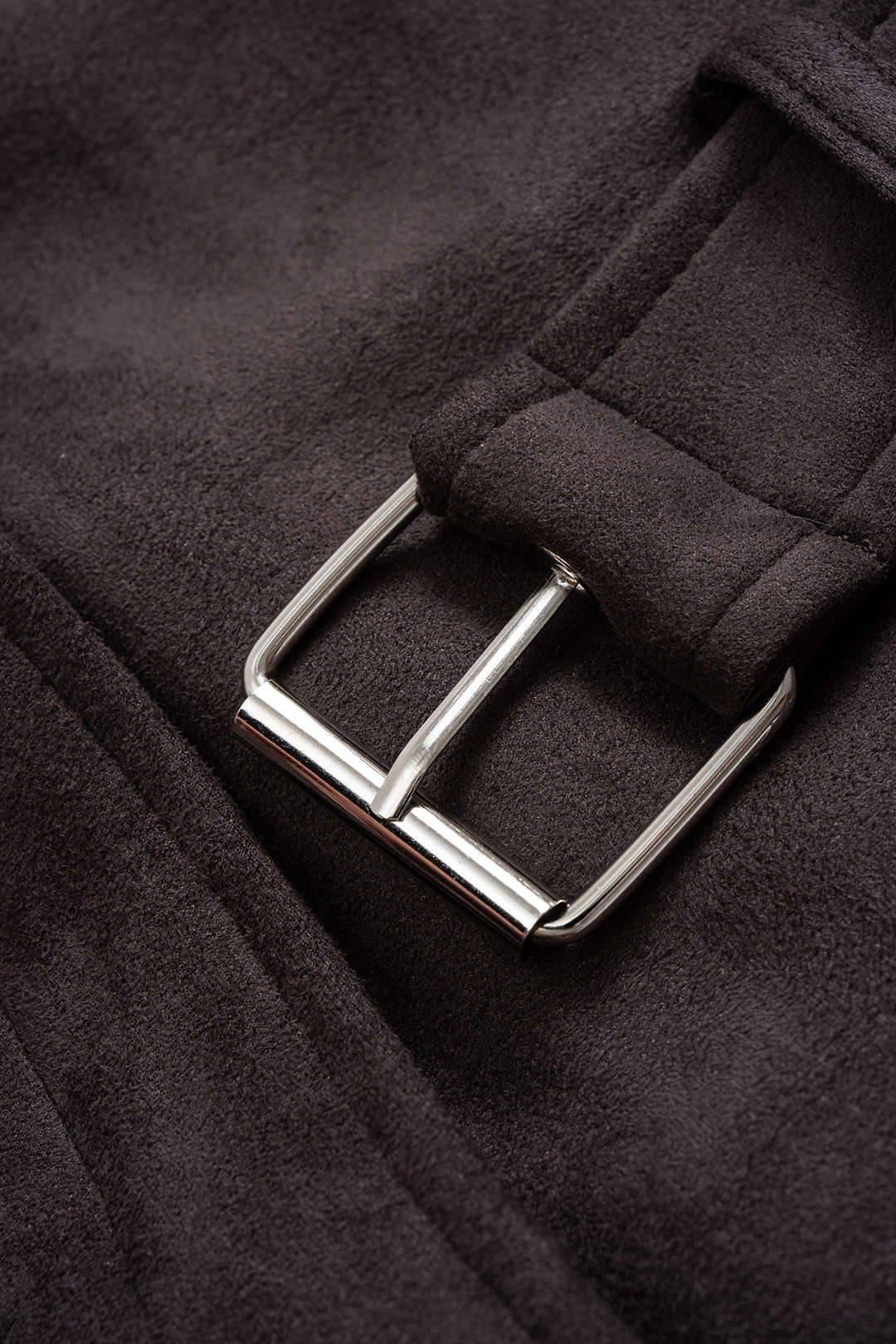 Suede Belted Jacket