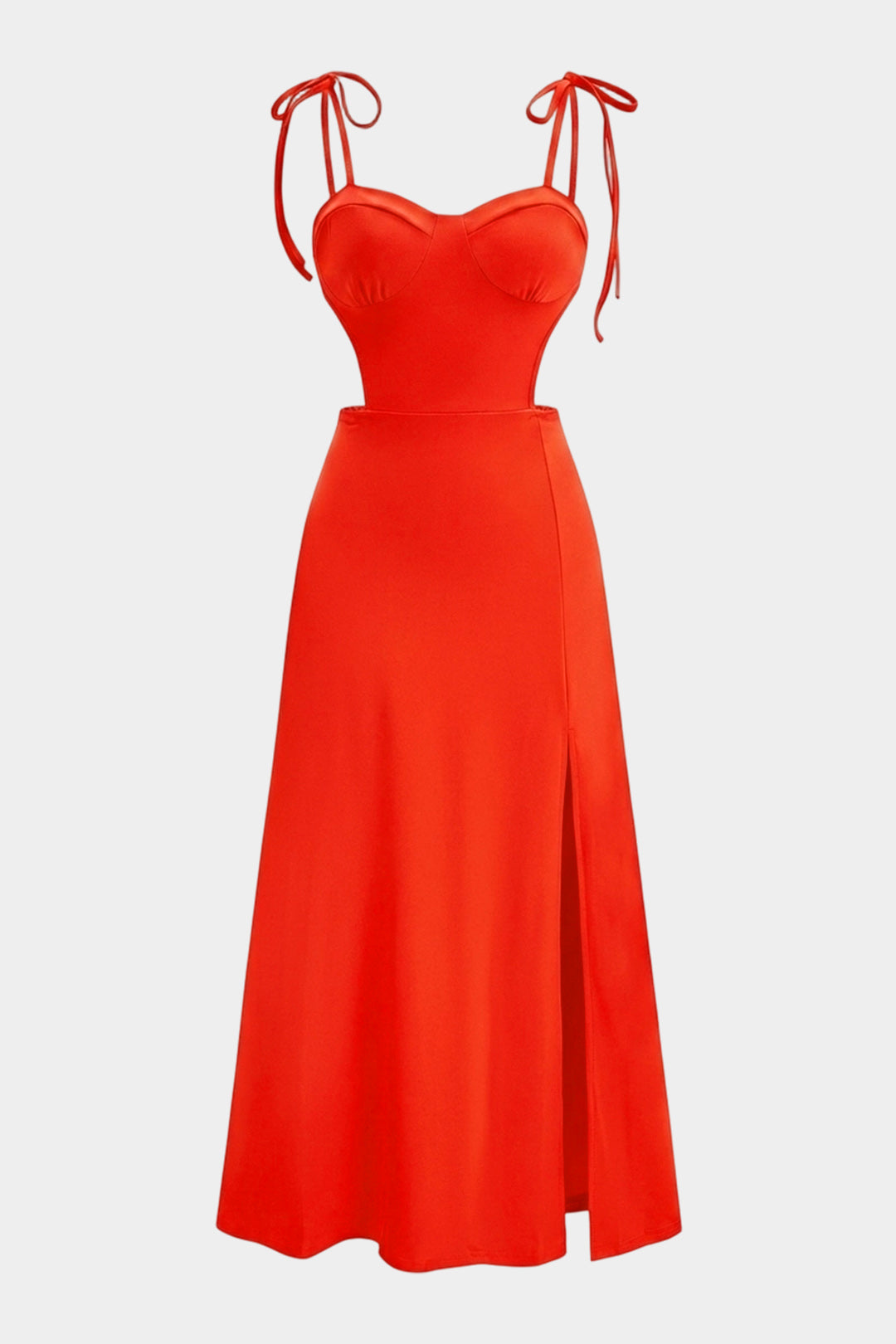 Maxikleid zum Binden, rückenfrei und ärmellos