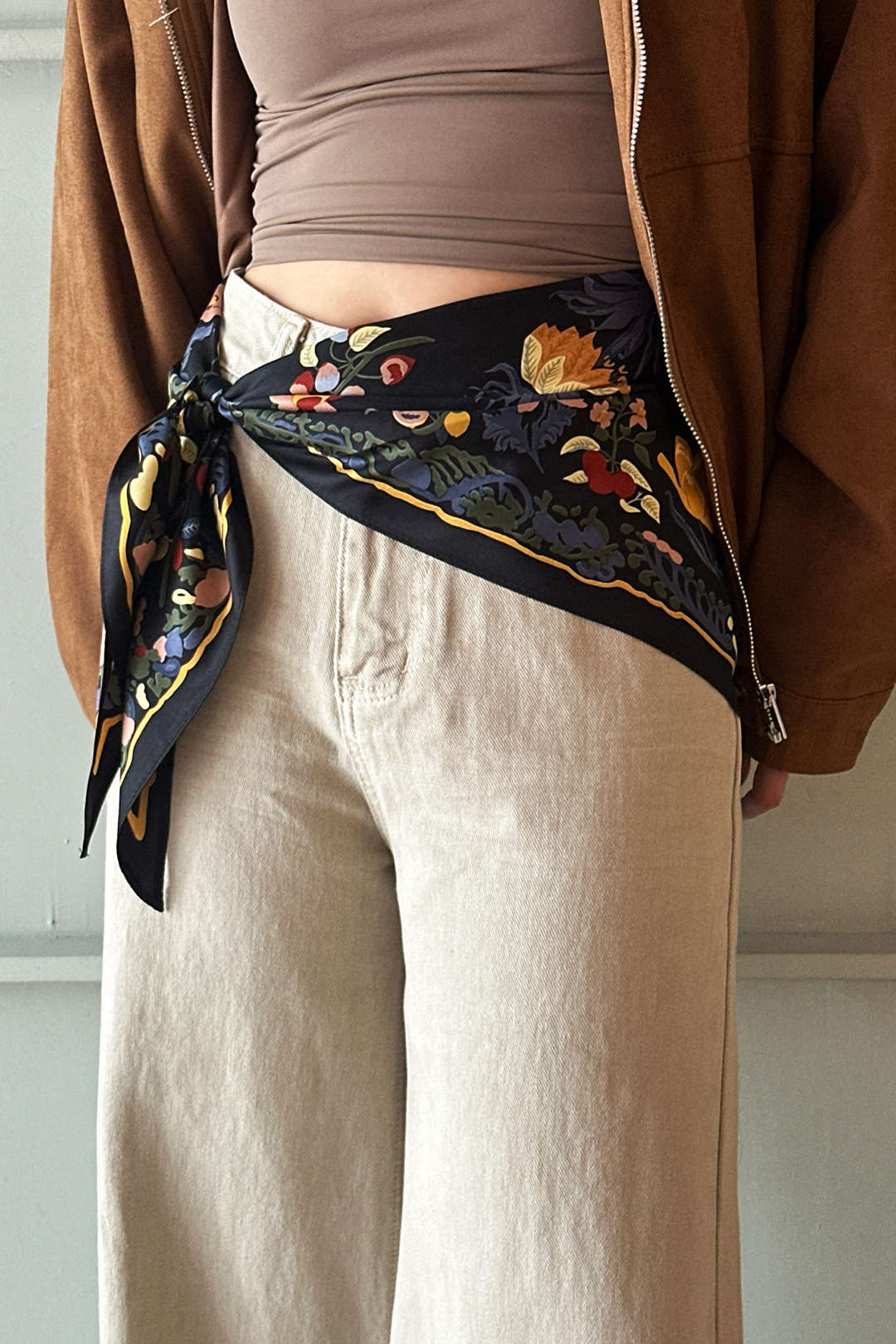 Floral Print Headscarf