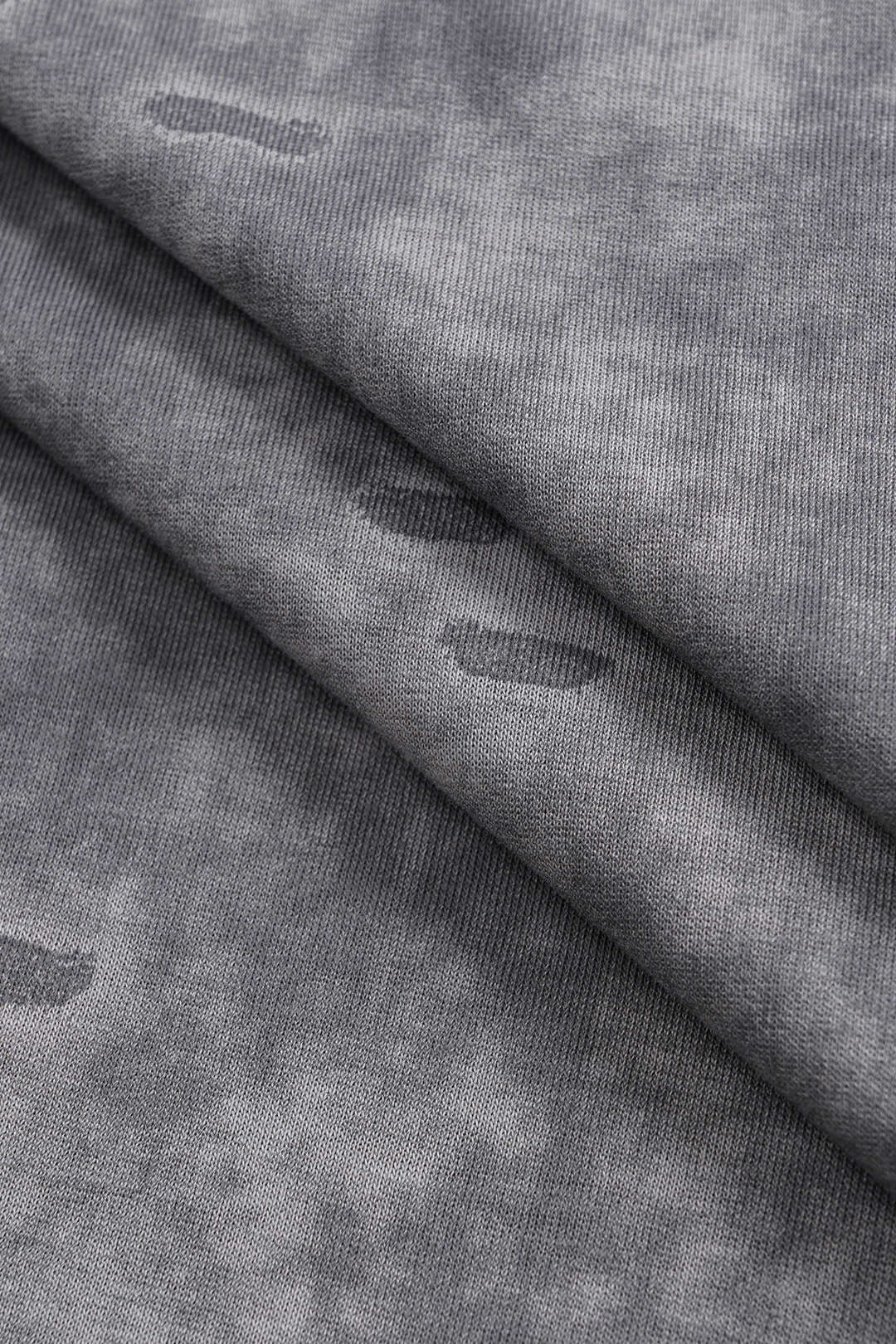 Short délavé taille haute à nouer