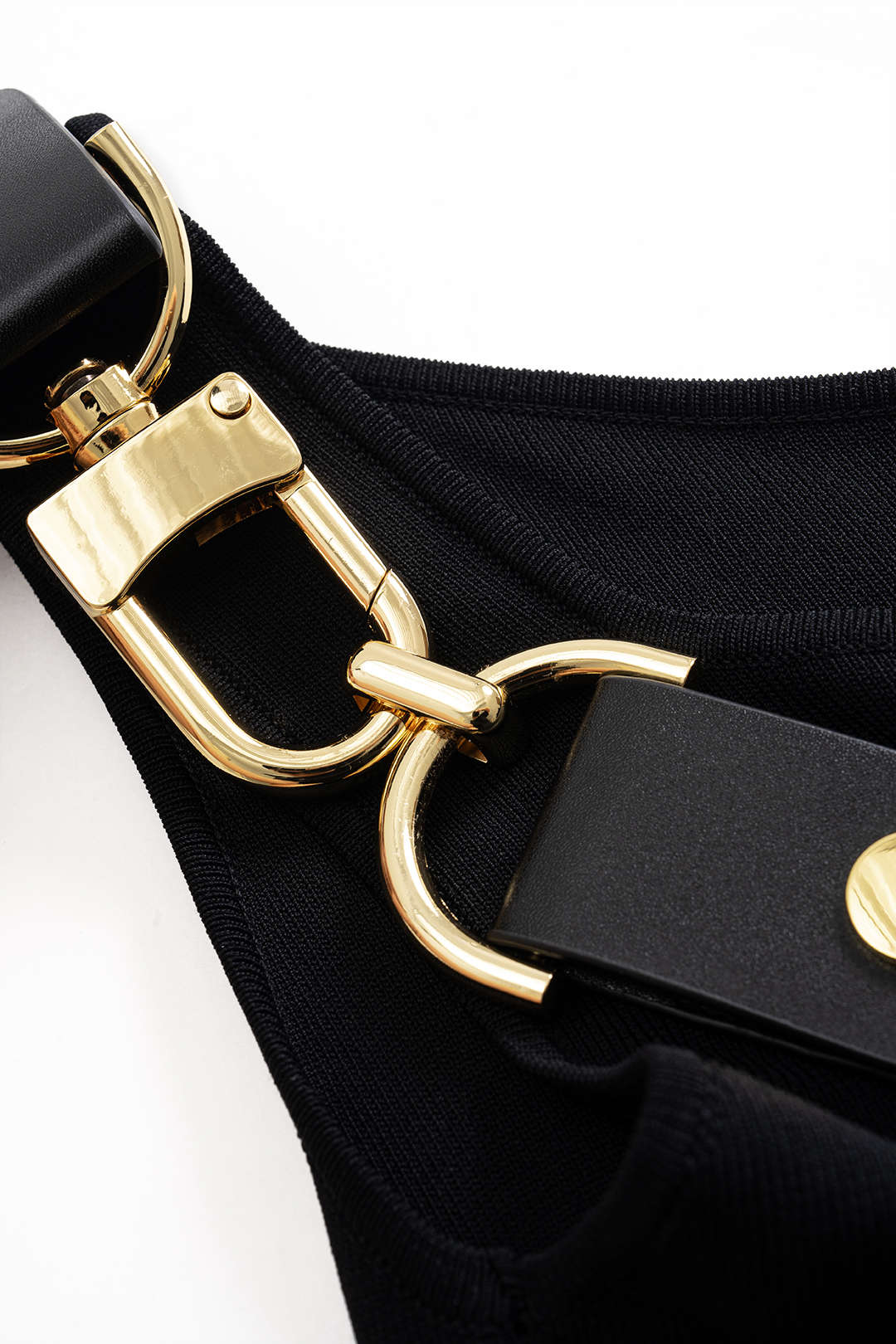 Metallic Decor Asymmetrical Sleeveless Mini Dress