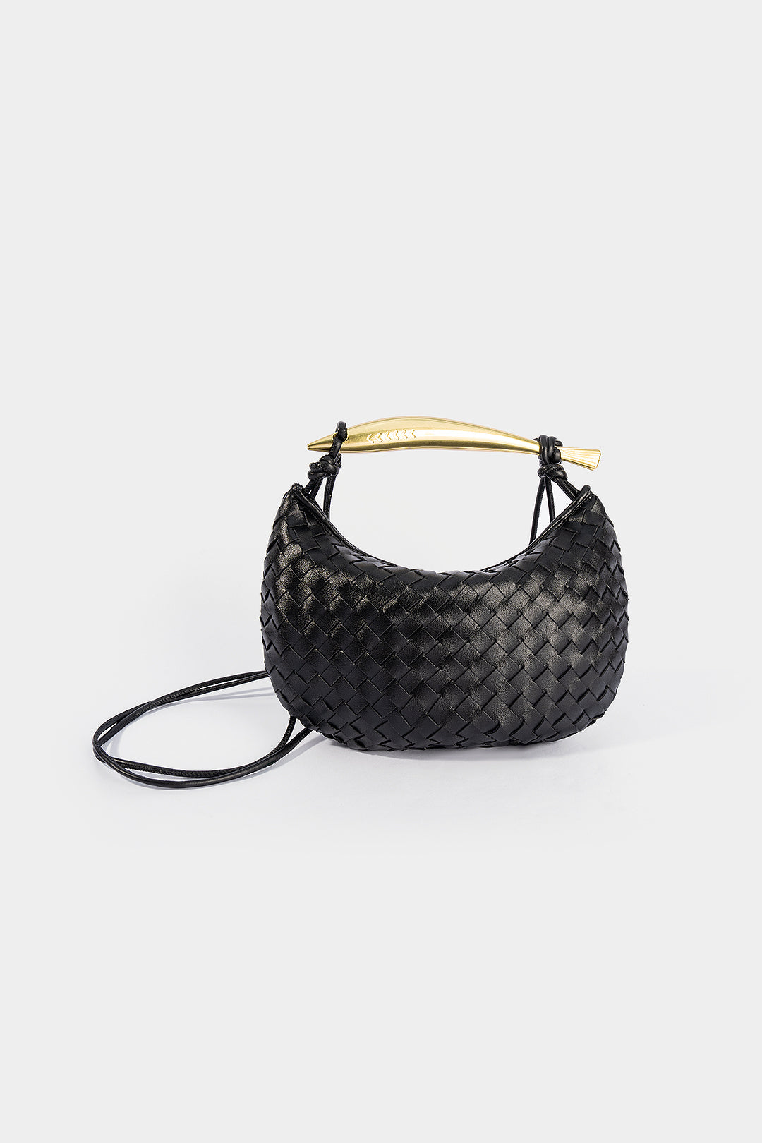 Sac cabas tressé en similicuir