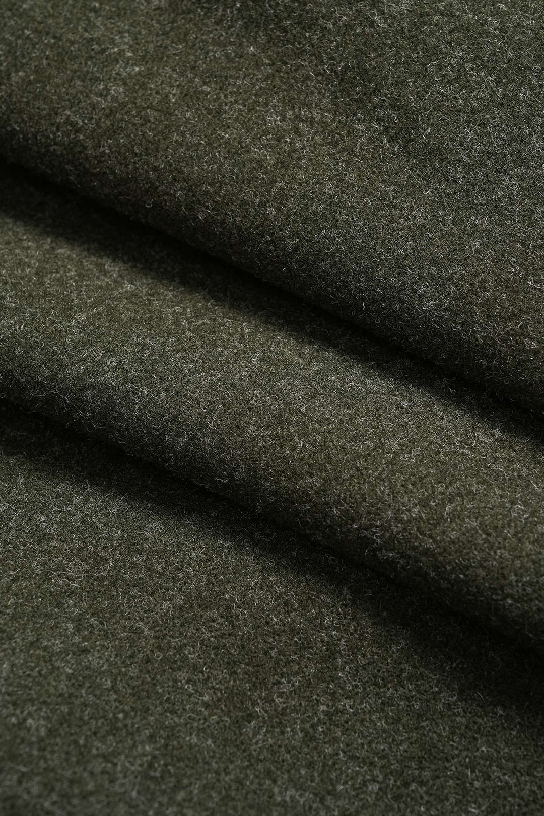 Mantel mit Wollpaspel und Schal
