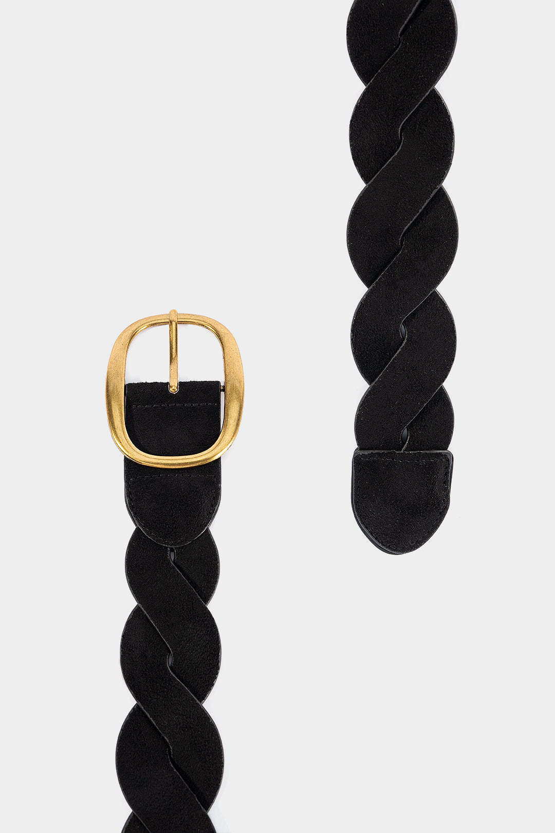 Ceinture tressée en similicuir