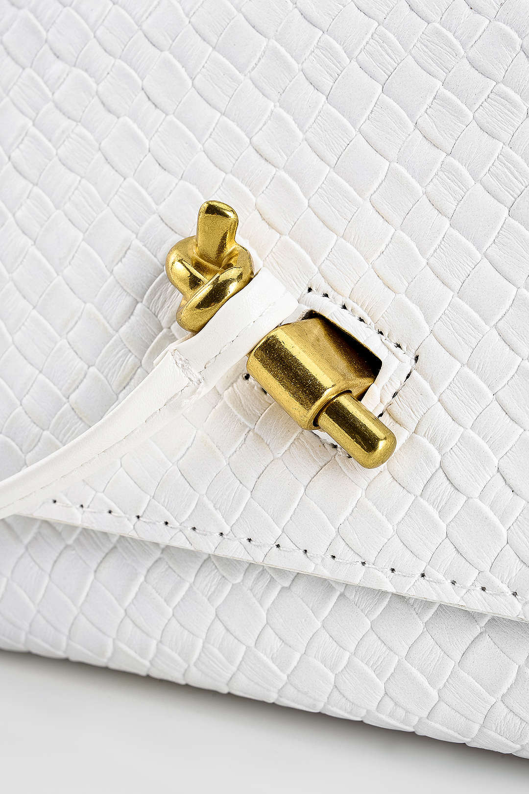 Metallic Woven Clutch Bag